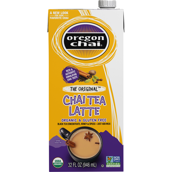 Oregon Chai, Organic Chai Tea Latte Concentrate, Original, 32 fl oz, 3 ct