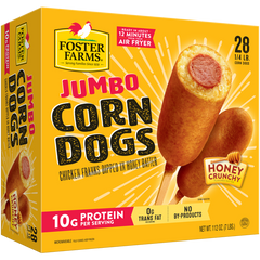 Foster Farms Jumbo Chicken Corn Dogs, 28 ct