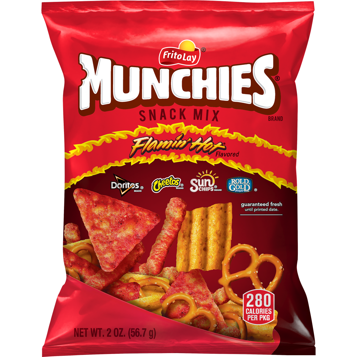 Munchies Snack Mix, Flamin' Hot, 2 oz, 64 ct