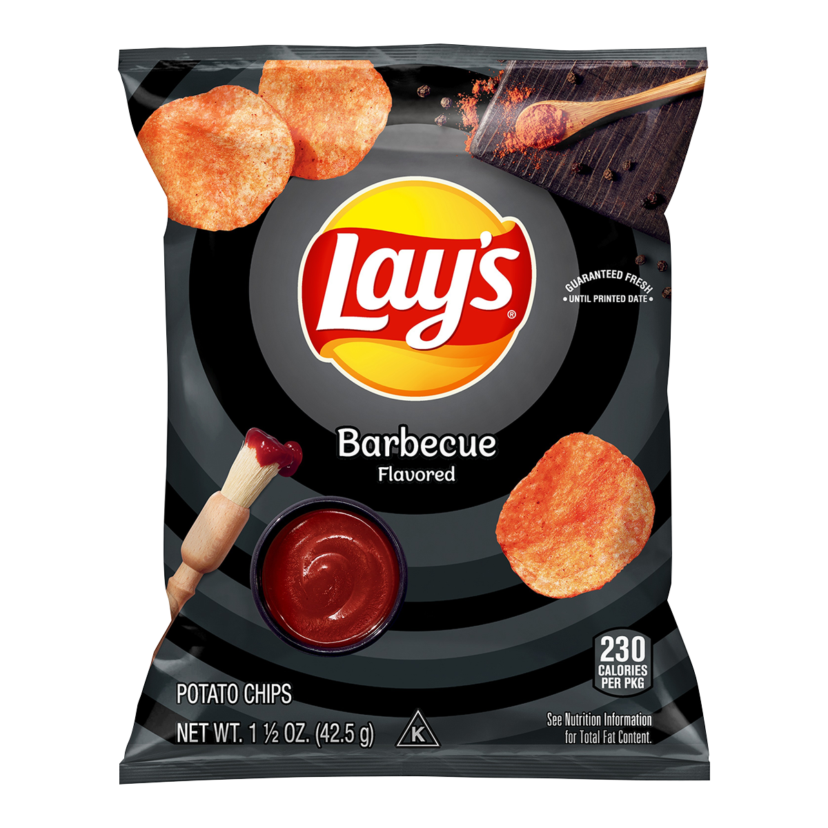 Lay's Potato Chips, Barbecue, 1.5 oz, 64 ct