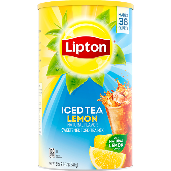 Lipton Iced Tea Mix, Lemon, 5 lbs 9.8 oz