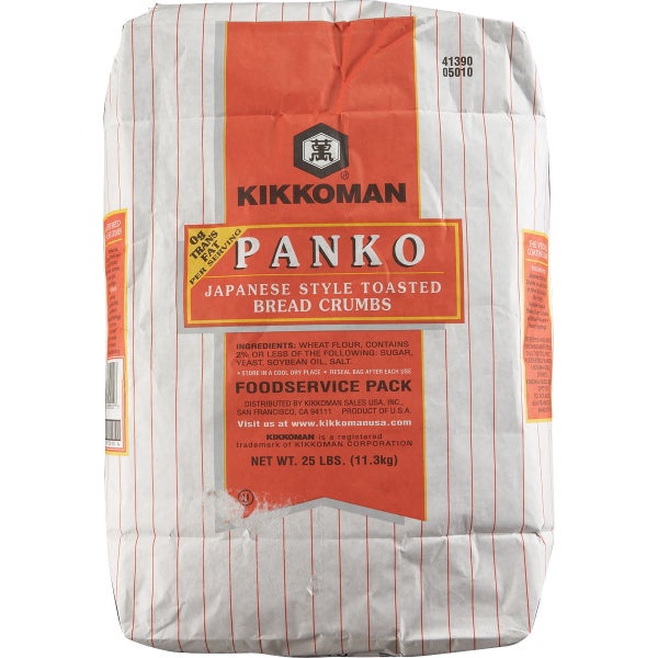 Kikkoman Panko Japanese Style Bread Crumbs, 25 lbs