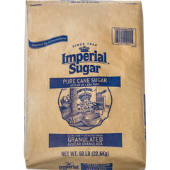 Imperial Sugar Pure Cane Sugar, Extra Fine Granulated, 50 lbs