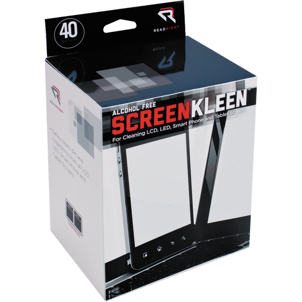 ScreenKleen LCD Monitor Wipes, 40 Wipes