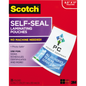 Scotch Self-Seal Laminating Pouches , 9" x 11.5", 25 ct