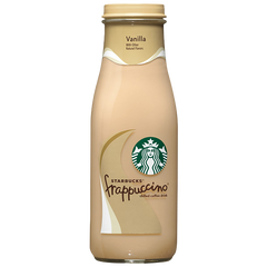 Starbucks Frappuccino Chilled Coffee Drink, Vanilla, 13.7 fl oz, 12 ct