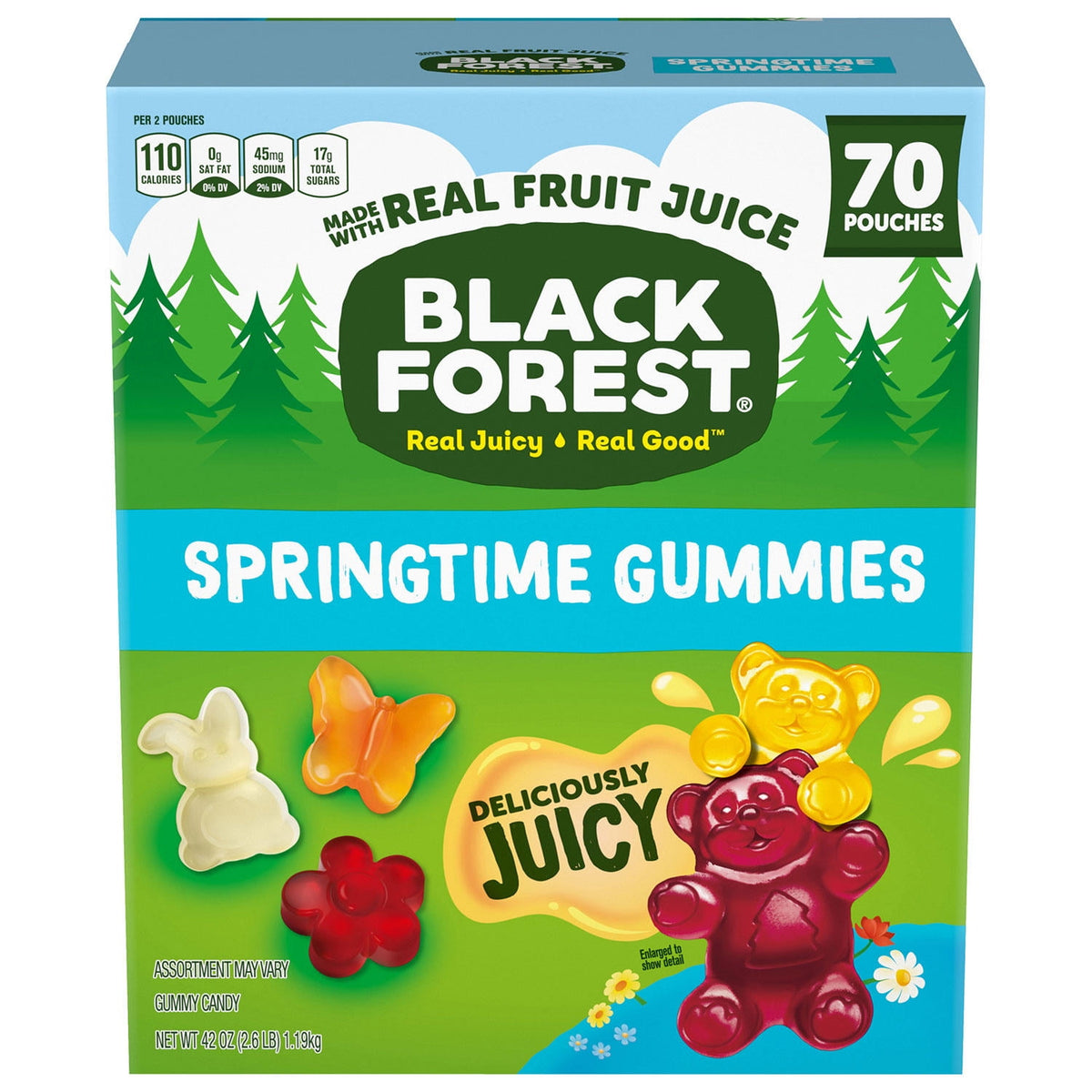 Black Forest Easter Gummy Candy, 70 ct.