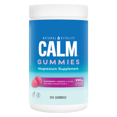 Natural Vitality Calm Magnesium Citrate, 240 Gummies