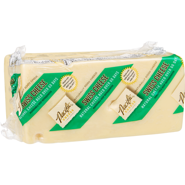 Pacific Cheese Swiss Cheese, 4 lb avg wt