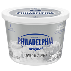 PHILADELPHIA Cream Cheese Spread, Original, 48 oz