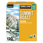 Kirkland Signature Organic Summit Roast Coffee, Medium Roast, Keurig K-Cup Pods, 120 ct