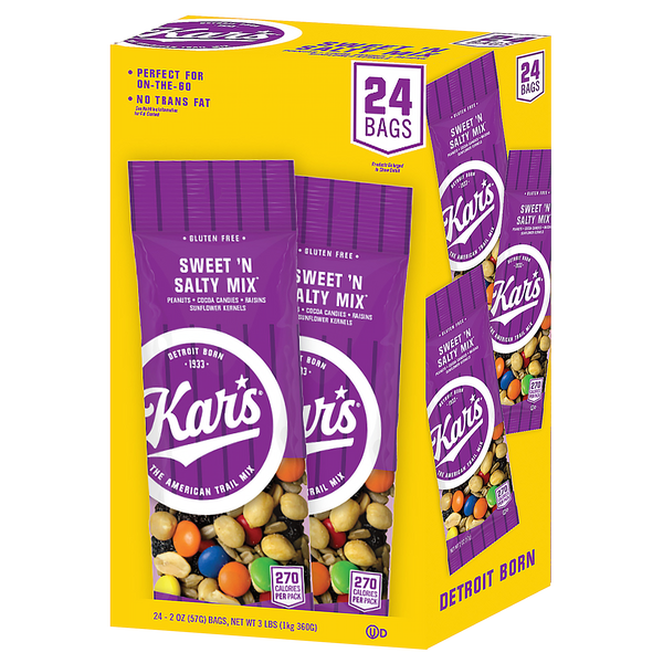 Kar's Trail Mix, Sweet 'N Salty Mix, 2 oz, 24 ct