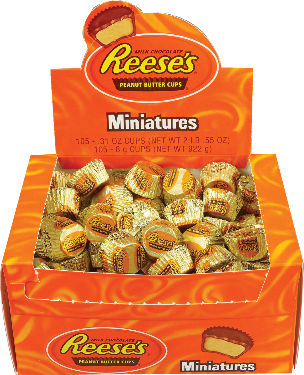 Reese's Peanut Butter Cups, Miniatures, 105 ct