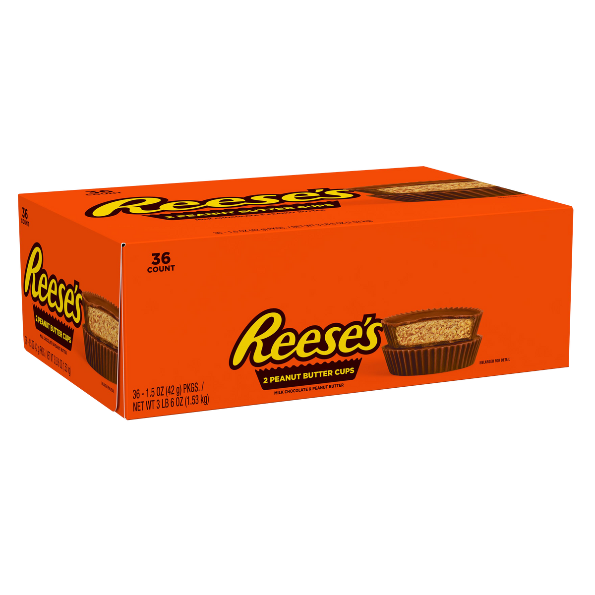 Reese's Peanut Butter Cups, 1.5 oz, 36 ct