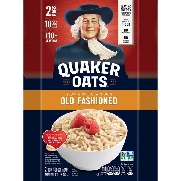 Quaker Oats Old Fashioned Oatmeal, 10 lbs