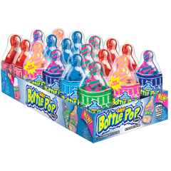 Bazooka Baby Bottle Pop Candy, Variety Pack, 1.1 oz, 18 ct