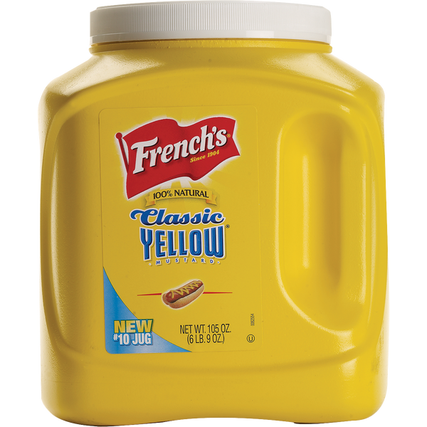 French's Classic Yellow Mustard, 105 oz