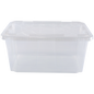 Greenmade Storage Bin with Lid, 27 Gallon, Clear