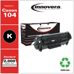 Innovera Remanufactured Canon 104 Toner Cartridge, Black