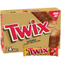 Twix Chocolate  & Caramel Cookie Candy Bar, Share Size, 3.02 oz, 24 ct