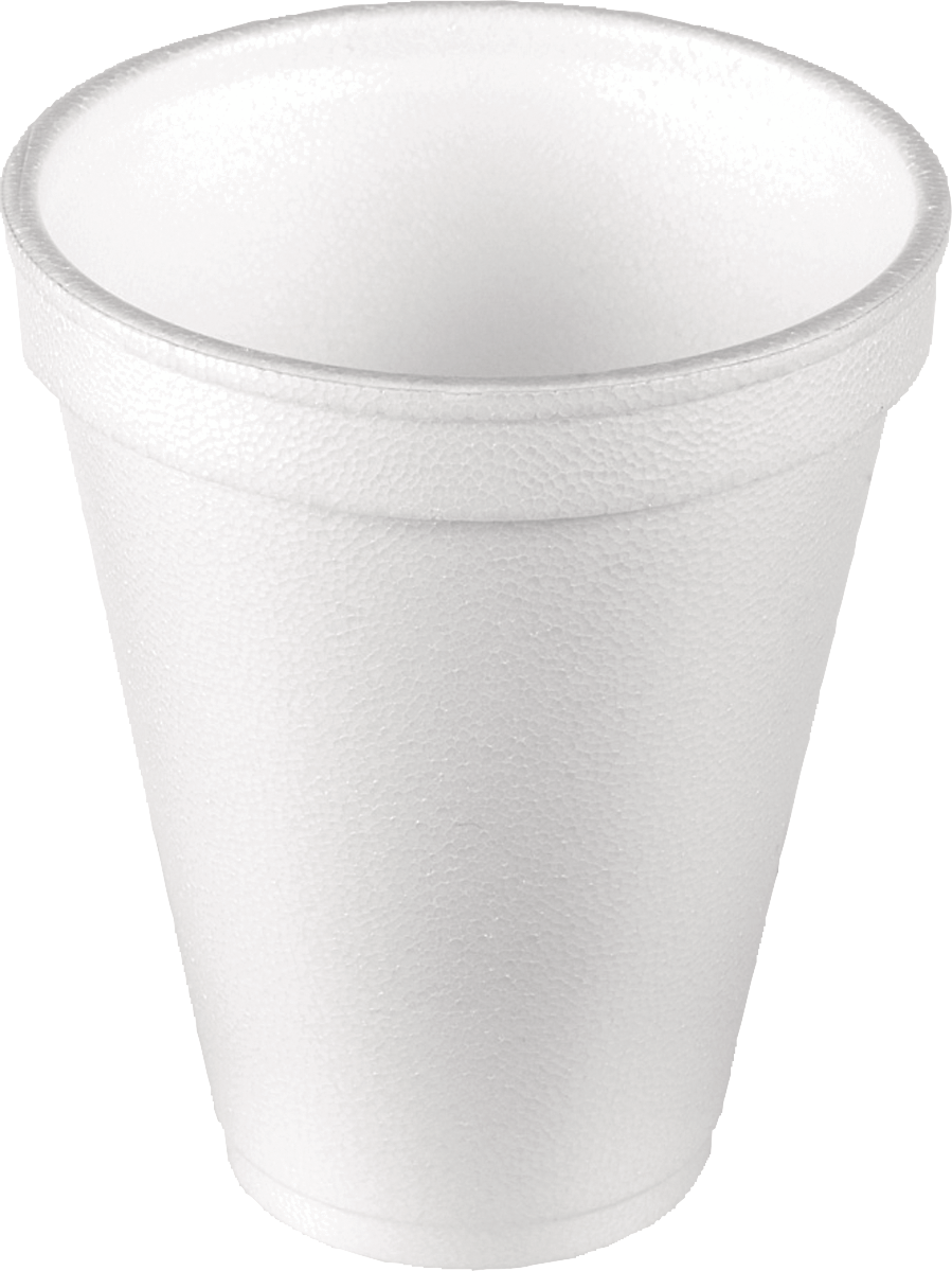 WinCup Foam Cold and Hot Cups, 8 oz, White, 1200 ct