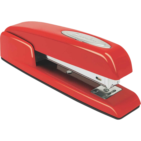 Swingline 747 Business Desktop Stapler, 3-5/8" Depth, Rio Red