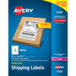 Avery TrueBlock Internet Shipping Labels, Laser, White, 5-1/2" x 8-1/2", 200 Labels