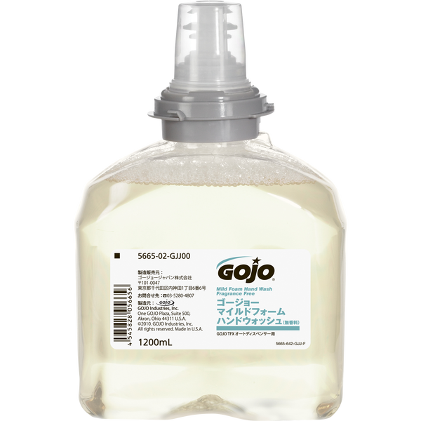 Gojo TFX Green Certified Foam Hand Cleaner Refill, Unscented, 40.5 fl oz