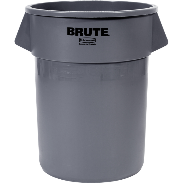 Rubbermaid Commercial Brute Trash Can, 55 Gallon, Gray