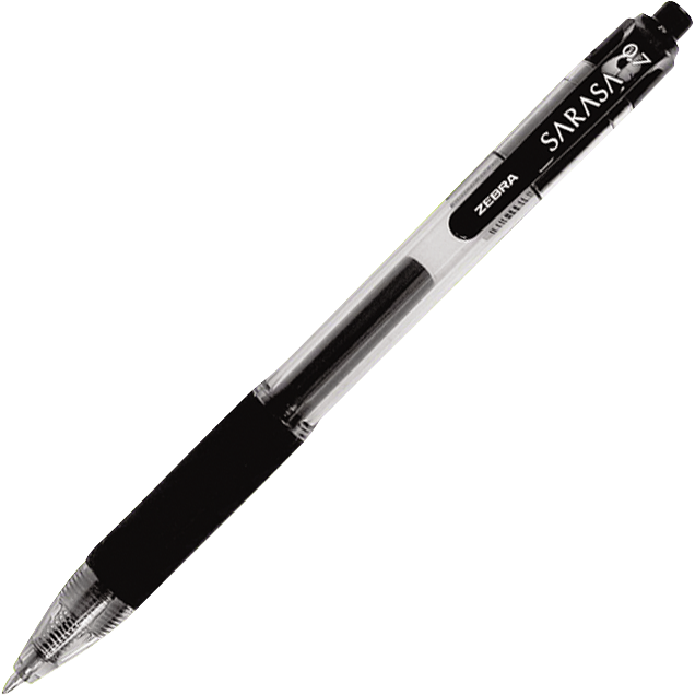 Zebra Dry X20 Retractable Gel Pen, Medium Point 0.7mm, Black Ink, 24 ct