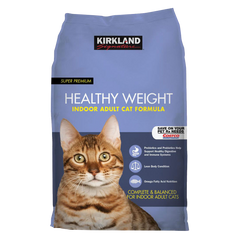 Kirkland Signature Super Premium Healthy Weight Indoor Adult Cat Formula, Cat Food, 20 lbs