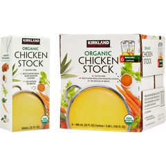 Kirkland Signature Organic Soup Stock, Chicken, 32 fl oz, 6 ct