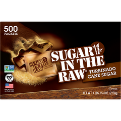 Sugar in the Raw Turbinado Cane Sugar Packets, 500 ct