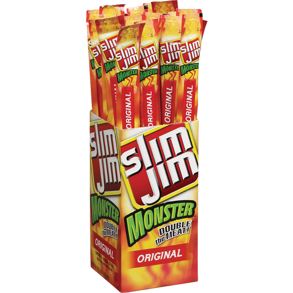 Slim Jim Snack Stick, Original, 1.94 oz, 18 ct