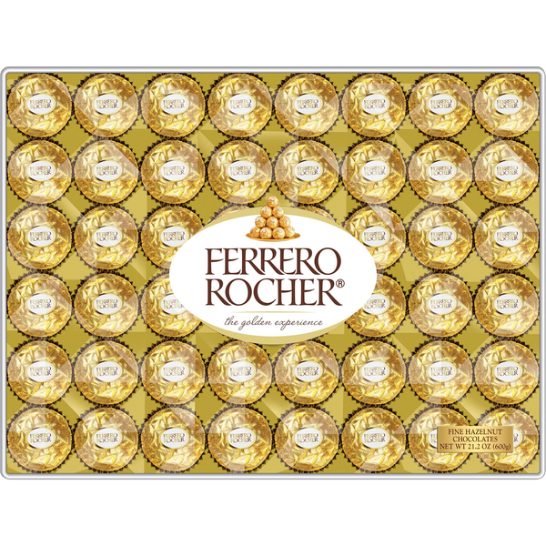 Ferrero Rocher Chocolates, Hazelnut, 48 ct