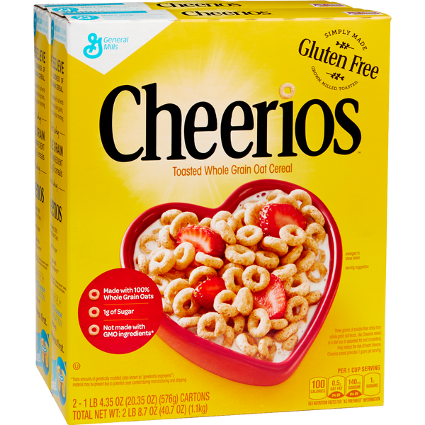 Cheerios Cereal, 20.35 oz, 2 ct