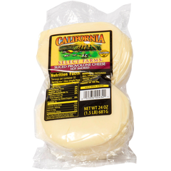 CA Select Farms Provolone Cheese, 30 Slices, 1.5 lbs