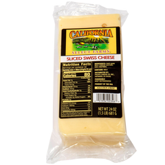 CA Select Farms Swiss Cheese, 30 Slices, 1.5 lbs