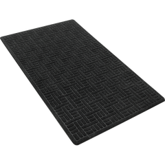 Apache Mills Commercial Entry Mat, Indoor/Outdoor, 3' x 5', Black