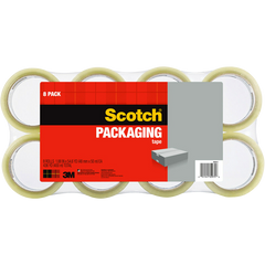 Scotch Packaging Tape, General Purpose, 1.88"W x 54.6 yds, 8 ct