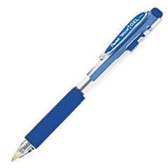 Pentel WOW! Retractable Gel Pen, Medium Point 0.7mm, Blue Ink, 12 ct