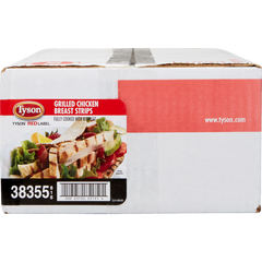 Tyson Red Label Grilled Chicken Breast Strips with Rib Meat, 10 lbs