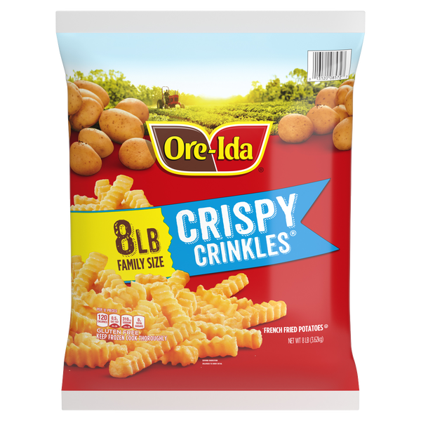 Ore-Ida Golden Crinkles French Fries, 8 lbs