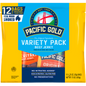 Pacific Gold Beef Jerky, Variety Pack, 1.25 oz, 12 ct