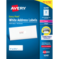 Avery Easy Peel Address Labels with Sure Feed, Laser/Inkjet, White, 1" x 2-5/8", 4200 Labels