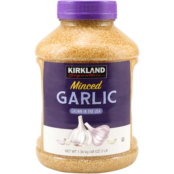 Kirkland Signature Minced California Garlic, 48 oz