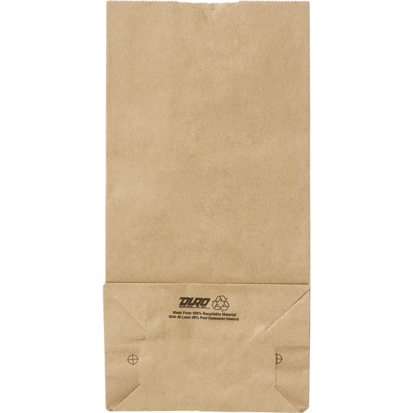 Duro Bag #2 Recycled Paper Bag, Kraft, 500 ct