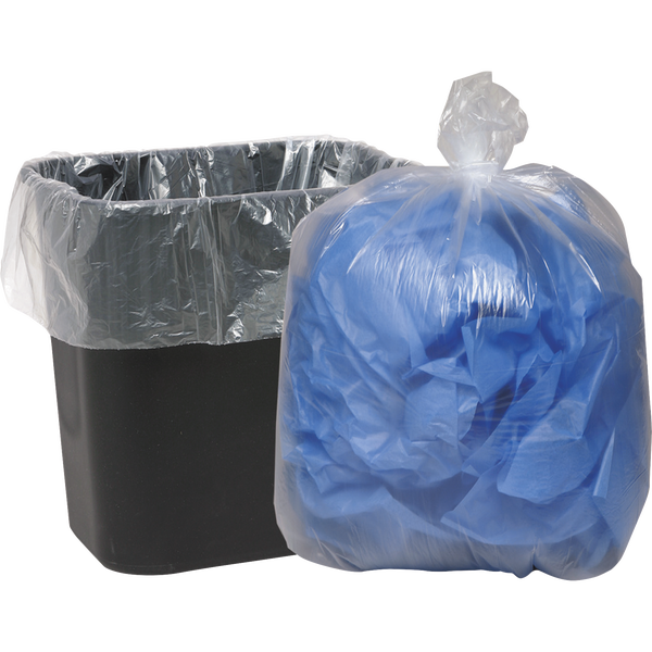 Webster Classic Trash Bags, Clear, 7-10 Gallon, 500 ct