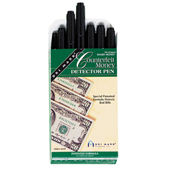 Dri Mark Counterfeit Money Detector Pen, 12 ct