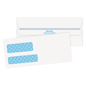 Quality Park #9 Double Window Security Envelope, 24 lb, White, 500 ct